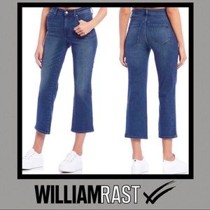 William Rast Super High Rise Flare Crop Jeans 28 NEW!!